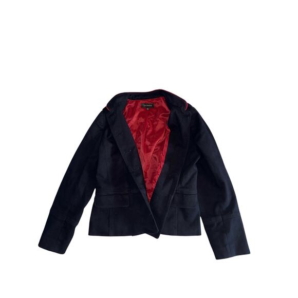 Talbots Navy Military Jacket Gold Buttons Size 14 - Picture 2 of 14